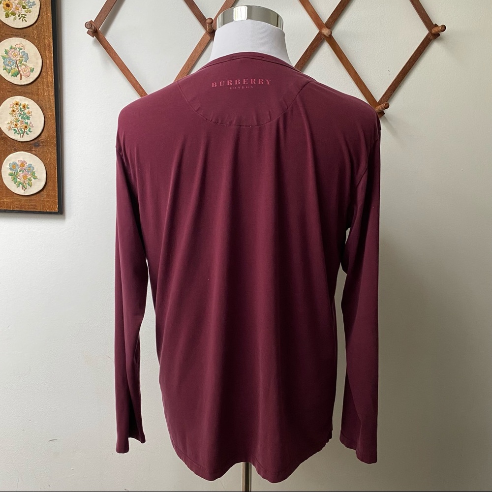 Burberry Prorsum Nova Check Plaid Logo Graphic Tee - Picture 12 of 15